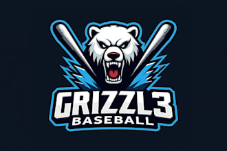 design outstanding grizzl bear sport logo in 12 hours