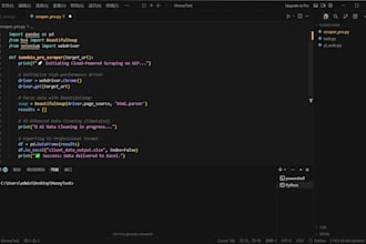 do professional web scraping and data mining with python