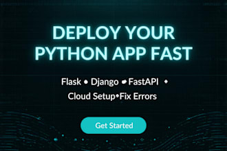 deploy your flask, django or fastapi app to cloud hosting