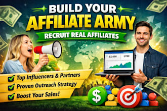setup and recruit high converting affiliates for your affiliate program