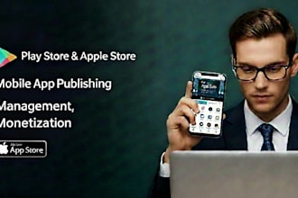 publish and manage your mobile app on google play and apple app store