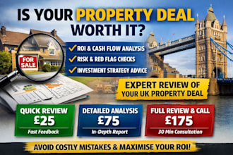 analyse your UK property deal and maximise your ROI