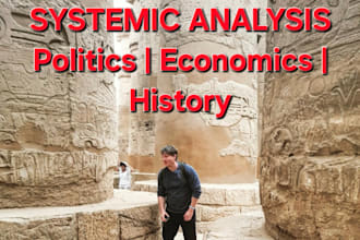 write analytical articles explaining complex topics in history and politics