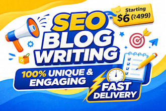 i,will write SEO blog articles that rank on google