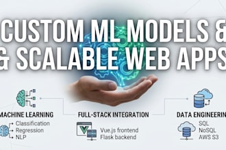 build custom machine learning models and scalable web apps