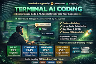 build or refactor or automate your codebase using terminal ai