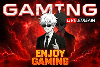 design professional gaming thumbnails for your live stream
