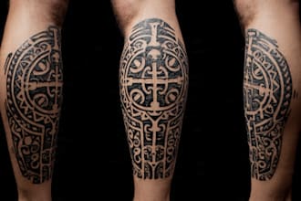 design a custom tribal tattoo and ornamental prints