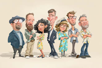 draw a caricature, cartoon caricatures