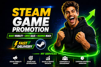 steam game promotion, game marketing, steam game wishlist, steam game visibility