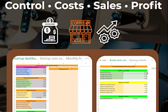 build a simple and structured excel tool for your business