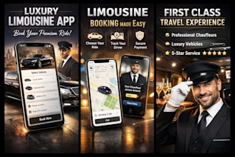 develop a limousine booking app and chauffeur app