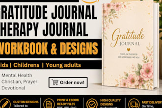 design gratitude journal wellness journal lead magnet self care planner in canva
