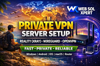 setup v2ray tunnel xray vless reality wireguard fastest VPN solution linux