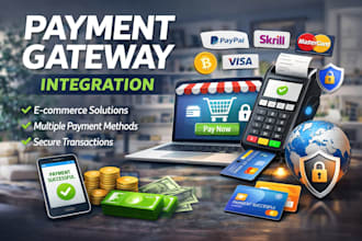 integrate paypal or other payment gateway on your website