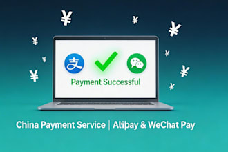 top up your alipay, wechat pay or pay for any chinese website