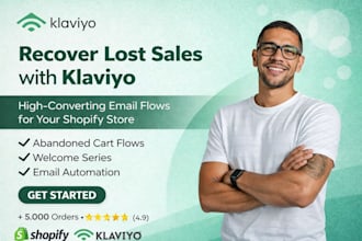 setup klaviyo email flows for shopify ecommerce marketing klaviyo email design