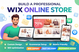 build a wix online store, wix ecommerce website or wix store