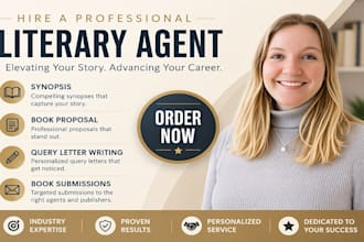 submit your book to literary agents for representation and write book proposal