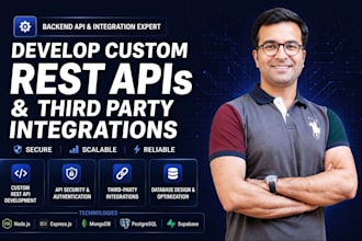 develop custom rest apis and third party integrations