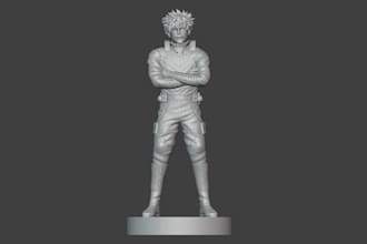 do sculpt custom 3d character models ready for 3d printing