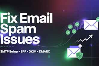 setup SMTP server, spf dkim dmarc for email deliverability