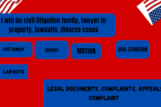 do civil litigation family, lawyer in property, lawsuits, divorce cases
