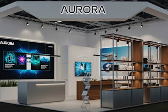 design professional exhibition stall, 3d kiosk design,  stall, booth