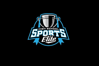 design high school sports elite logo