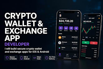 develop crypto wallet app or exchange app