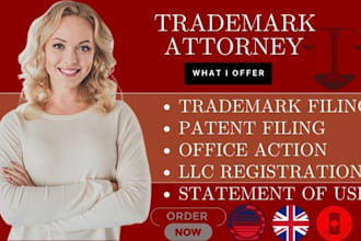 be your us licensed trademark attorney registration and patent filing