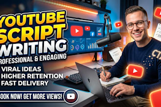 write engaging youtube scripts for faceless channels