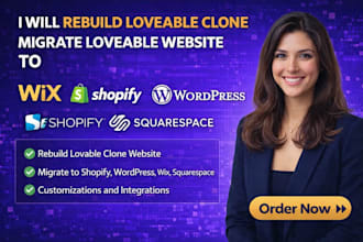 rebuild lovable clone migrate lovable website to shopify wordpress wix squarespa