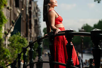 professionally photograph your time in amsterdam in a cinematic style