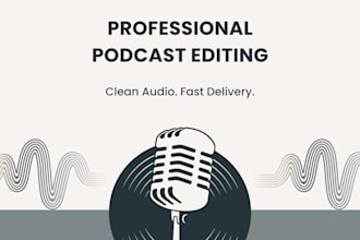 edit and produce your podcast episodes professionally