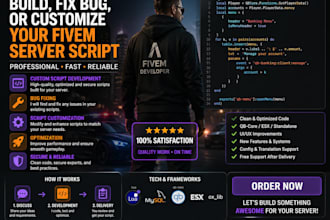 be your fivem developer