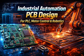 design pcb and schematics for industrial automation and embedded system