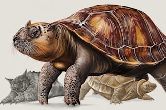 create realistic animal illustration