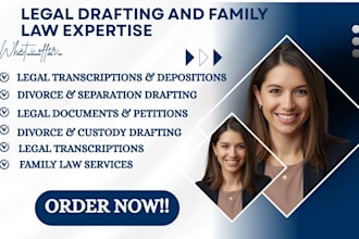 be your lawyer for child custody or divorce paperwork