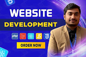 build website, custom website development, full stack developer, front end dev