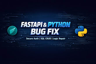 fix your fastapi and python backend errors