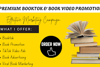 boost book sales with booktok, tiktok pro marketing campaign