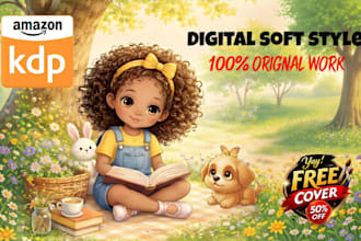 create fun cartoon illustrations for kids