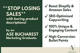 write high conversion SEO product descriptions