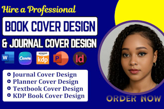 design notebook cover journal cover textbook cover amazon kdp book cover design