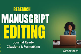 edit your research manuscript for journal submission