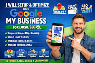 setup manage your google my business profile for local SEO ranking