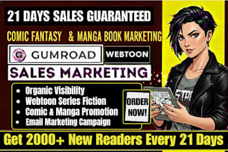 promote your fiction, literature, comic and manga ebook with targeted marketing
