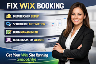 fix wix booking membership scheduling automation blog booking system website