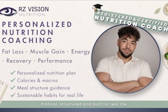 create your nutrition plan for fat loss and muscle gain
